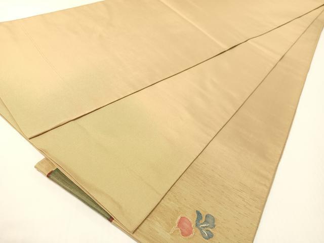 平和屋着物●太鼓柄袋帯　すくい織　成り物　正絹　逸品　CABG1885vp