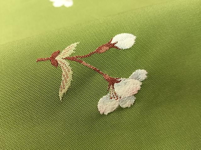 平和屋着物●全通柄袋帯　花散里　花菱　金糸　共箱付き　正絹　逸品　CABG1886vp