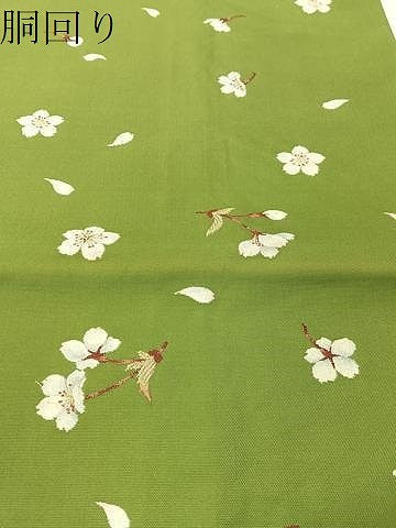 平和屋着物●全通柄袋帯　花散里　花菱　金糸　共箱付き　正絹　逸品　CABG1886vp