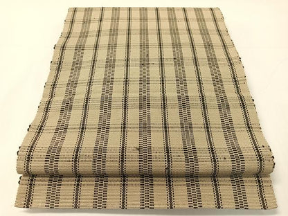 平和屋着物●八寸名古屋帯　格子柄　正絹　逸品　CABG1907vp