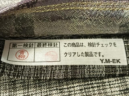 平和屋着物●両面　全通柄袋帯　間道　金通し地　正絹　逸品　CABG1932vp