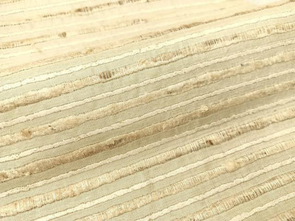 平和屋着物●インド・アッサム　野蚕糸　手織　ムガシルク　つけ帯　横段文　正絹　逸品　CABG1967vp