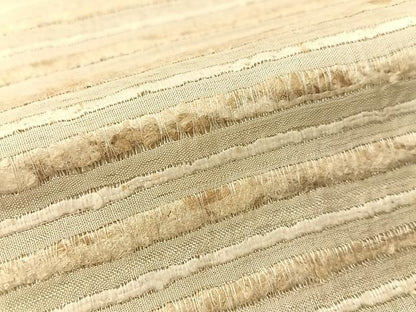 平和屋着物●インド・アッサム　野蚕糸　手織　ムガシルク　つけ帯　横段文　正絹　逸品　CABG1967vp