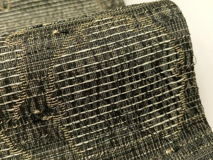 平和屋着物●全通柄袋帯　櫛織　雪輪重ね　金糸　正絹　逸品　CABG1969vp