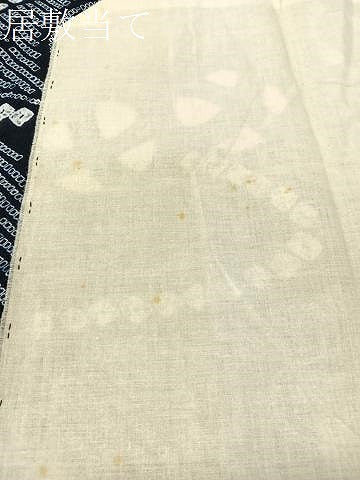 平和屋着物∴夏物　浴衣　有松鳴海絞り　流水毬文　綿　逸品　CABG1987vp