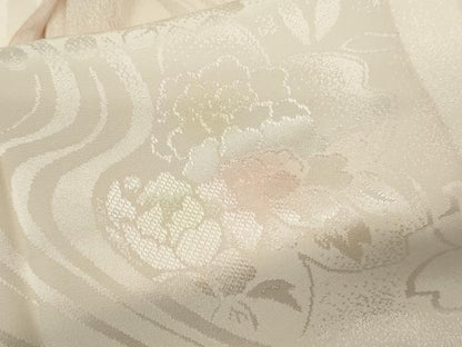 平和屋着物■長襦袢 無双仕立て 流水草花地紋 暈し染め 正絹 逸品 CABG2006ze