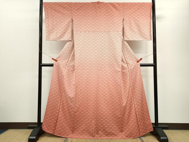 平和屋着物■訪問着 芝草文 暈し染め 金彩 正絹 逸品 CABG2011ze