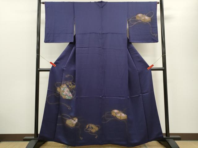 平和屋着物■訪問着 文箱草花文 金彩 正絹 逸品 CABG2030ze