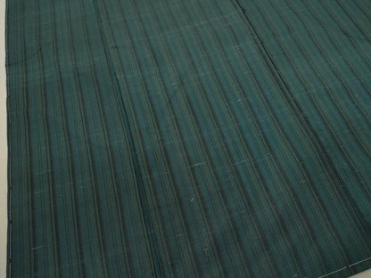 平和屋着物■上質な紬 縞 正絹 逸品 未使用 CABG2035ze