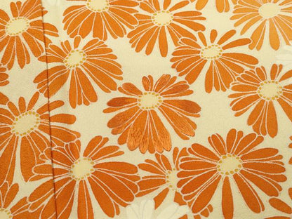 平和屋着物■訪問着 刺繍 舞花文 正絹 逸品 CABG2036ze