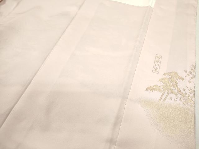 平和屋着物■色留訪問着 寿光織 曲水の宴 暈し染め 金糸 正絹 逸品 CABG2038ze