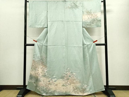 平和屋着物■訪問着 松竹梅御所解文 暈し染め 金彩 正絹 逸品 CABG2046ze