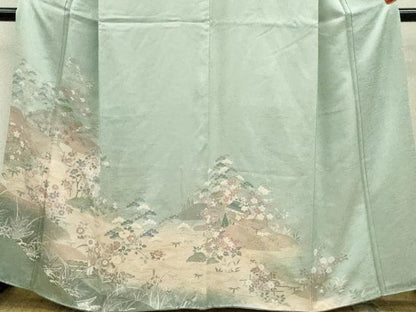 平和屋着物■訪問着 松竹梅御所解文 暈し染め 金彩 正絹 逸品 CABG2046ze