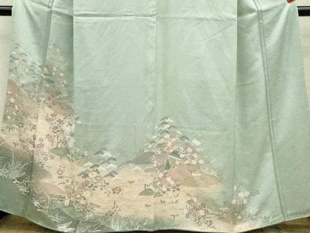 平和屋着物■訪問着 松竹梅御所解文 暈し染め 金彩 正絹 逸品 CABG2046ze