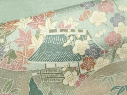平和屋着物■訪問着 松竹梅御所解文 暈し染め 金彩 正絹 逸品 CABG2046ze