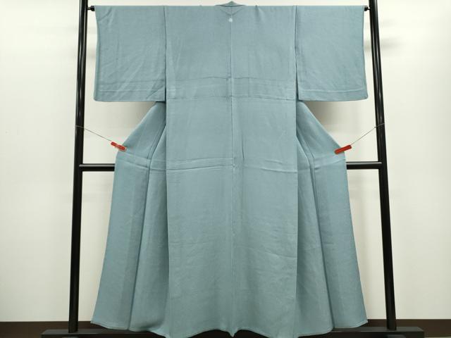 平和屋着物▽上質な色無地　単衣　吉祥地紋　舛花色　やまと謹製　正絹　逸品　CABG2069ze