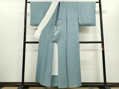 平和屋着物▽上質な色無地　単衣　吉祥地紋　舛花色　やまと謹製　正絹　逸品　CABG2069ze