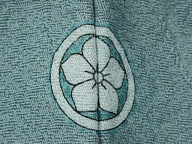 平和屋着物▽上質な色無地　単衣　吉祥地紋　舛花色　やまと謹製　正絹　逸品　CABG2069ze