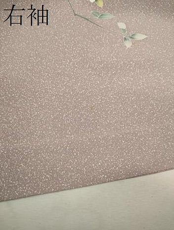 平和屋着物▽訪問着　単衣　友禅　枝花文　たたき染め　さが美扱い　正絹　逸品　CABG2073ze