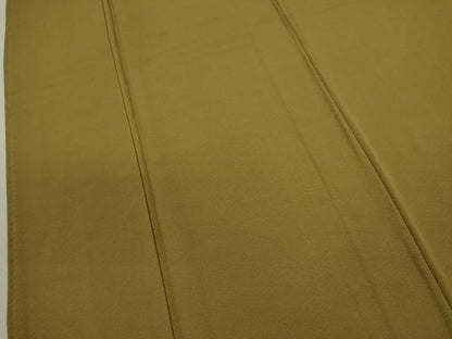 平和屋着物●上質な色無地　桑染色　反端付き　正絹　逸品　CABG2095ze