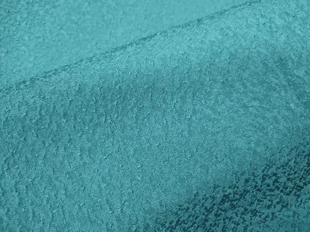 平和屋着物●本草木染作家　瑞寶　色無地　紋意匠　縹色　正絹　逸品　CABG2113ze