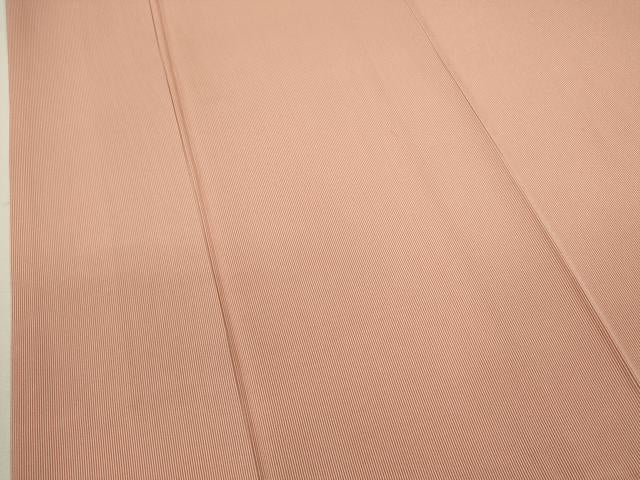 平和屋着物●江戸小紋　万筋　銀朱色×白練色　正絹　逸品　CABG2123ze