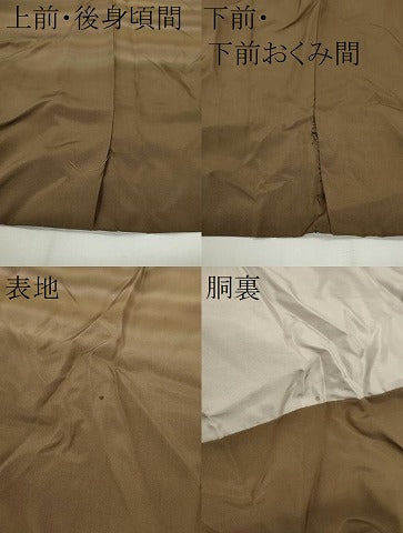 平和屋着物●男性　長襦袢　袷　霞文　正絹　逸品　CABG2125ze