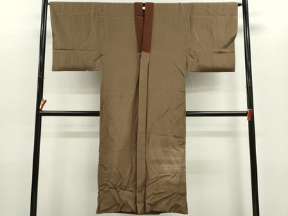 平和屋着物●男性　長襦袢　袷　霞文　正絹　逸品　CABG2125ze