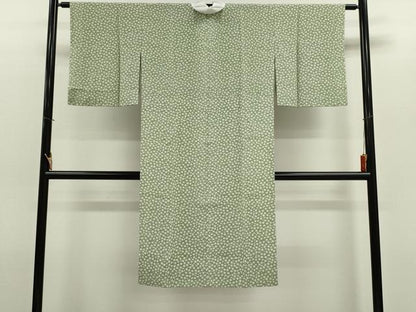 平和屋着物●長襦袢　無双仕立て　舞桜文　正絹　逸品　未使用　CABG2126ze