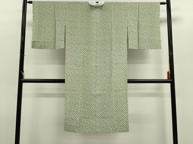 平和屋着物●長襦袢　無双仕立て　舞桜文　正絹　逸品　未使用　CABG2126ze