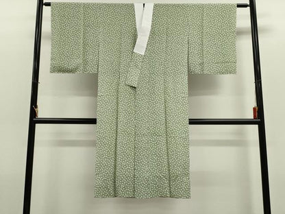 平和屋着物●長襦袢　無双仕立て　舞桜文　正絹　逸品　未使用　CABG2126ze