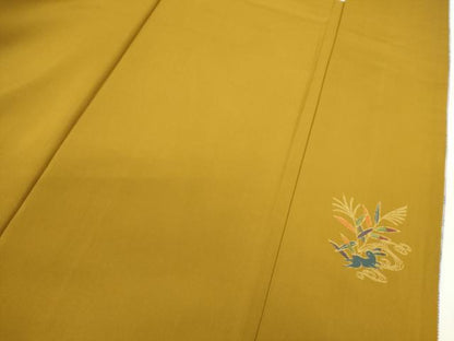 平和屋着物●都喜ヱ門　本場大島紬　9マルキ　切嵌吉祥花文　やまと謹製　藤絹織物謹製　証紙付き　正絹　逸品　CABG2130ze