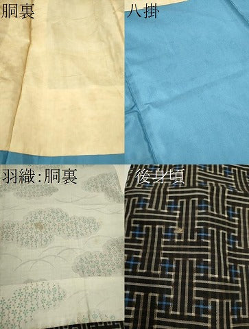 平和屋着物●本場大島紬　龍郷絣　秋名バラ　アンサンブル　正絹　逸品　CABG2132ze