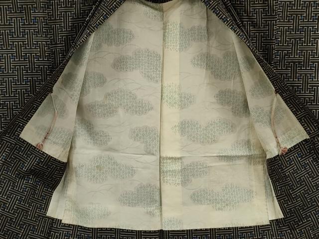 平和屋着物●本場大島紬　龍郷絣　秋名バラ　アンサンブル　正絹　逸品　CABG2132ze