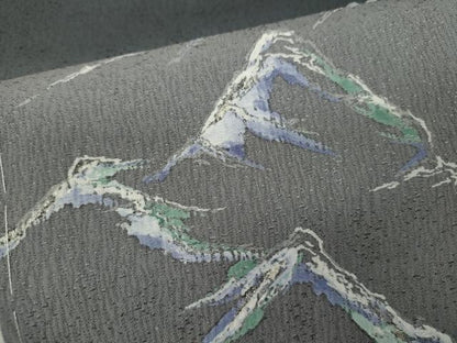 平和屋着物●染色作家　草野一騎　色留袖　手描き　遠山文　暈し染め　銀彩　健勝苑扱い　正絹　逸品　未使用　CABG2134ze