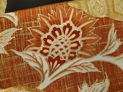 平和屋着物■豪華黒留袖 駒刺繍 鳳凰更紗花唐草文 金彩 正絹 逸品 CABG2173ze