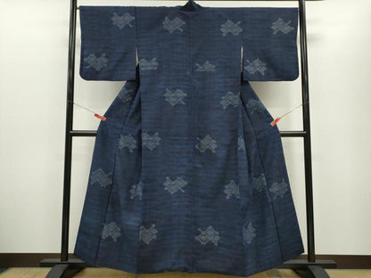 平和屋着物■上質な紬 110亀甲 蜀江文 正絹 逸品 CABG2176ze