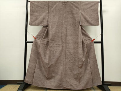 平和屋着物■上質な紬 霞文 正絹 逸品 CABG2182ze