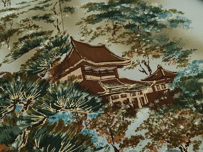 平和屋着物■豪華黒留袖　風景文　暈し染め　金彩　洗える着物　CABG2185ze