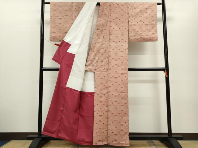 平和屋着物■上質な紬 吉祥文 正絹 逸品 CABG2200ze