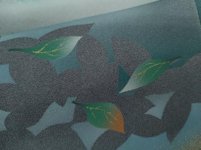 平和屋着物■訪問着　手描き　風景文　暈し染め　金彩　さが美扱い　正絹　逸品　CABG2202ze