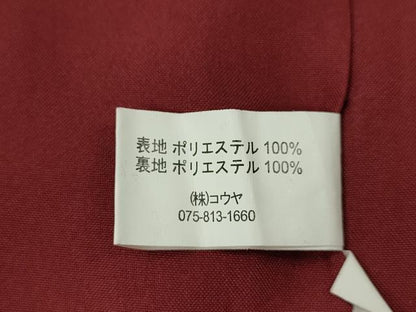平和屋着物■小紋　二部式　十二単衣風　色紙草花文　黒地　洗える着物　CABG2216ze