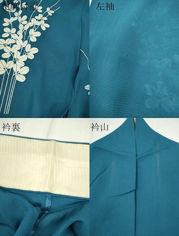 平和屋着物＊夏物　訪問着　絽　萩　正絹　逸品　CABG2219ze