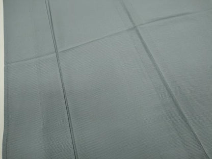 平和屋着物＊夏物　色無地　絽　桔梗鼠色　正絹　逸品　CABG2220ze