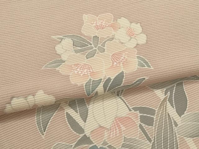 平和屋着物＊夏物　訪問着　絽　枝花文　正絹　逸品　CABG2222ze