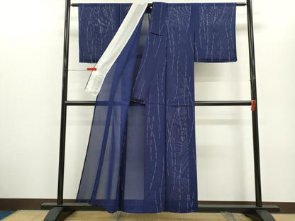 平和屋着物＊夏物　小紋　絽　吉祥文　正絹　逸品　CABG2228ze