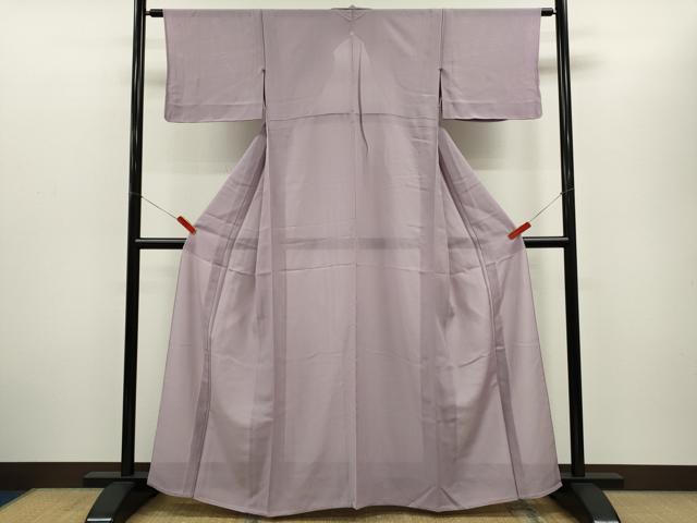 平和屋着物＊夏物　色無地　絽　淡紅藤色　正絹　逸品　CABG2234ze