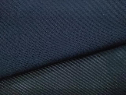 平和屋着物＊夏物　色無地　絽　濃藍色　正絹　逸品　CABG2235ze