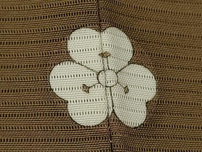 平和屋着物＊本加賀友禅作家　成竹登茂男監修　夏物　色無地　絽　朽葉色　正絹　逸品　CABG2236ze