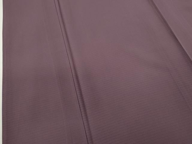平和屋着物＊夏物　色無地　絽　葡萄鼠色　正絹　逸品　CABG2237ze